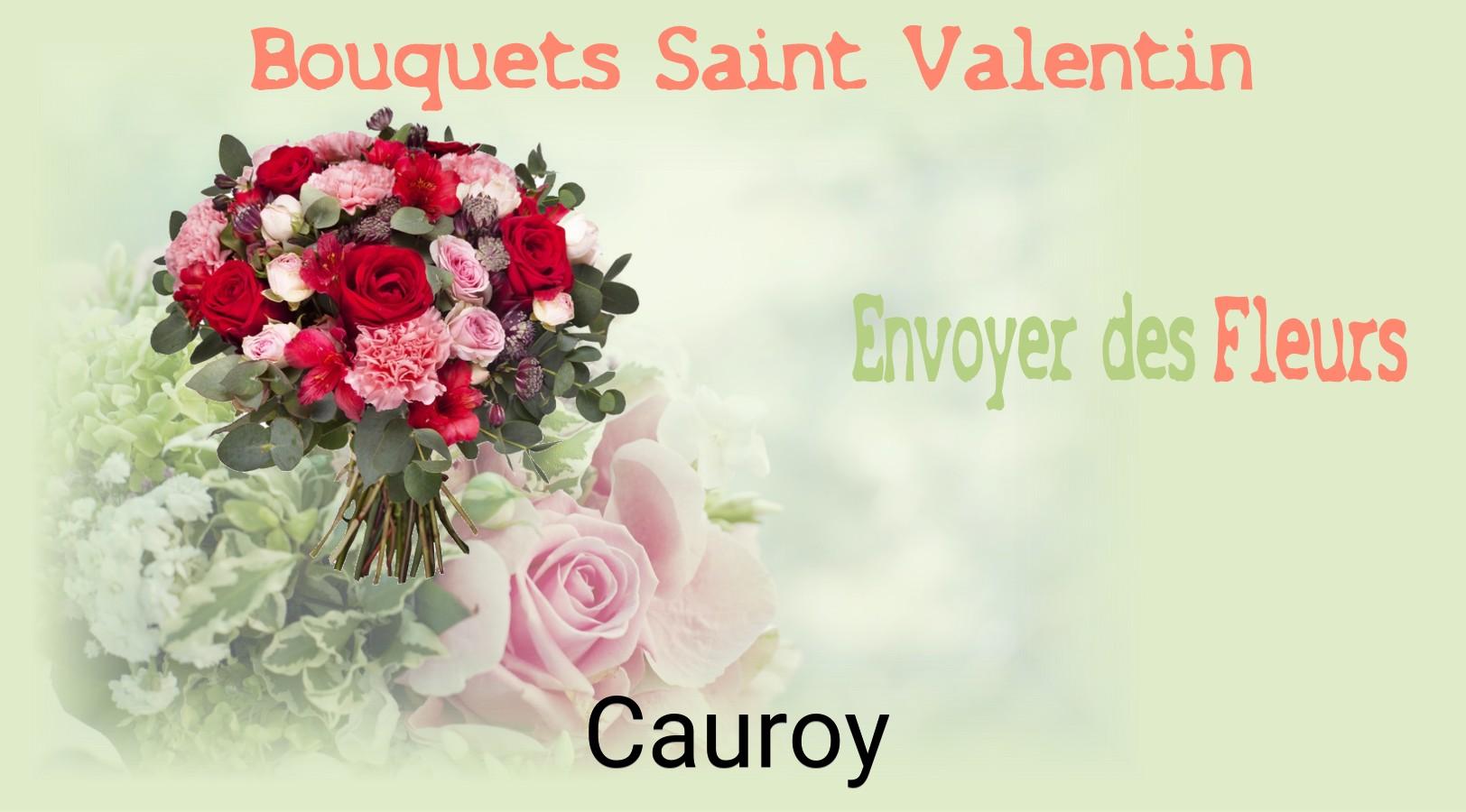 Roses de Saint-Valentin livrées à Cauroy